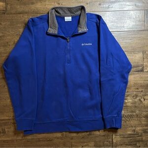 Vintage Blue Outdoor Columbia Half Zip